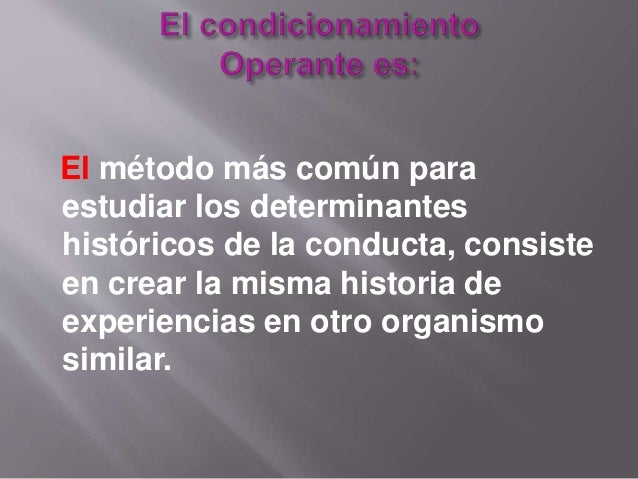 2. condicionamiento operante
