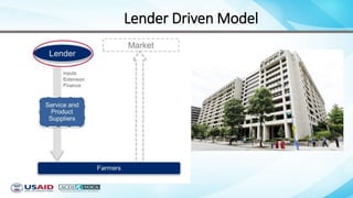 Lender Driven Model
 