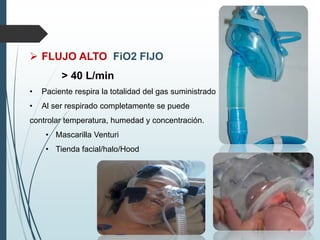 Fio2 Flujo 2. Oxigenoterapia 2016 Modificado | PPTX