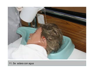 11. Se aclara con agua