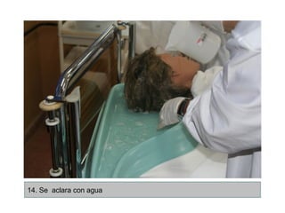 14. Se aclara con agua