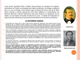 Romon Rosa Historia del desarrollo económico de Honduras IV | PPTX