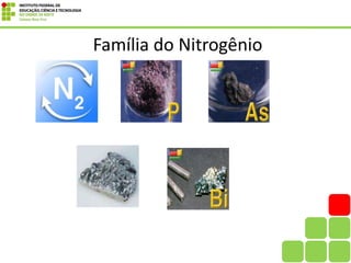 Família do Nitrogênio
 