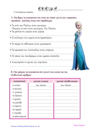 2ε
Τα παιδικά μου παιχνίδια
Ευνίκη Τοκατλή
Επιμέλεια επανάληψης: Χρήστος Χαρμπής σελ. 103
 