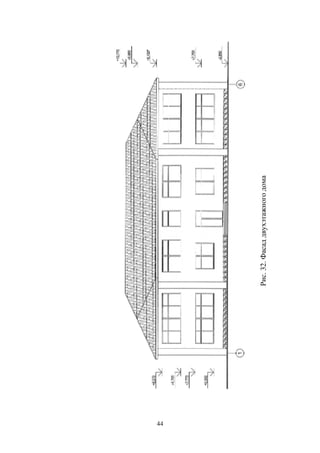 44
Рис.32.Фасаддвухэтажногодома
 