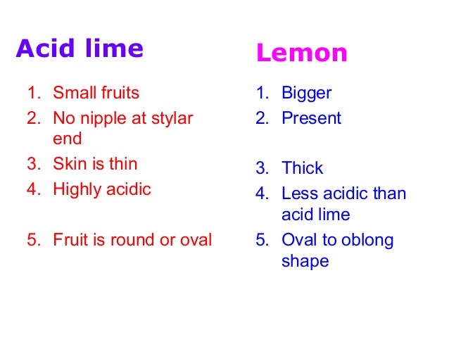 citrus classification