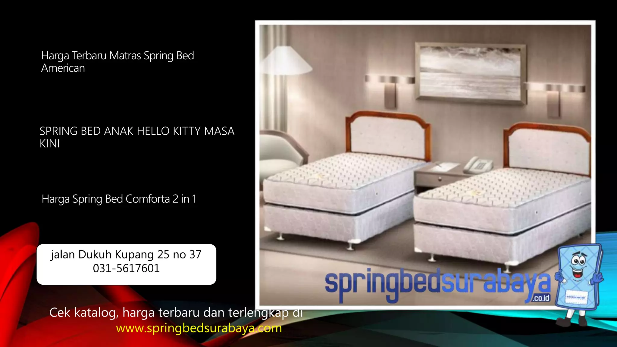 Foto Kasur Hello Kitty dengan Desain Lengkap