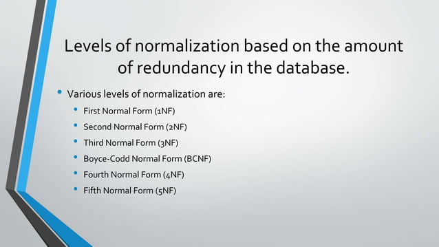 Normalization in DBMS | PPTX