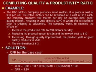 Quality. Rate Example 2. cost of quality | PDF