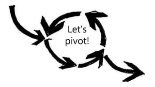 Let’s
pivot!
 