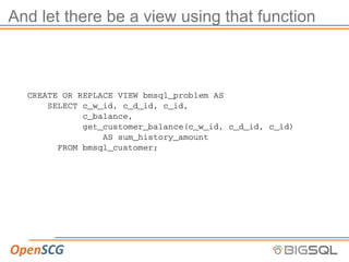 Peeking into the Black Hole Called PL/PGSQL - the New PL Profiler / Jan ...