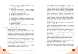 Petunjuk Teknis Tata Cara Memperoleh Dana Bantuan Operasional Penyelenggaraan Kegiatan Pendidikan Keaksaraan Usaha Mandiri20 21
4) Memiliki Nomor Pokok Wajib Pajak (NPWP) atas nama
lembaga (bukan NPWP pribadi).
b. Persyaratan teknis
1) Memiliki data sasaran peserta didik pendidikan keaksaraan
usaha mandiri (lulusan Keaksaraan Dasar dari dana APBN
2014 yang dibuktikan dengan SUKMA);
2) Memiliki tutor keaksaraan usaha mandiri.
3) Memiliki prasarana pembelajaran yang memadai;
4) Memiliki sarana pembelajaran yang memadai;
5) Menandatangani Pakta Integritas;
6) MenandatanganiSuratKesanggupanMelaksanakanProgram;
7) Memiliki kurikulum pembelajaran keaksaraan usaha mandiri;
8) Memiliki bahan ajar yang memadai;
9) Memliki struktur organisasi;
10) Memiliki program kerja;
11) Memiliki pengalaman menyelenggarakan pendidikan
keaksaraan usaha mandiri.
B. Mekanisme Pemberian Dana Bantuan
1. Sosialisasi dan koordinasi oleh pusat dan daerah
Direktorat Pembinaan Pendidikan Masyarakat, Direktorat Jenderal
Pendidikan Anak Usia Dini dan Pendidikan Masyarakat, Kementerian
Pendidikan dan Kebudayaan menyusun petunjuk teknis dan
melakukan sosialisasi serta koordinasi ke Dinas Pendidikan Provinsi.
Sosialisasi dan koordinasi dapat melalui surat, pertemuan, buku, dan
laman/website.
2. DinasPendidikanProvinsimemveriﬁkasidatapesertadidikkeaksaraan
dasar dari lembaga penyelenggara melalui dana APBN tahun 2014
(surat direktur Direktorat Pembinaan Pendidikan Masyarakat No.
271/B4.2/MS/2015 tanggal 12 Februari 2015)
3. Dinas Pendidikan Provinsi menyeleksi lembaga penyelenggara
keaksaraan dasar yang kredibel dan peserta didik yang telah lulus
keaksaraan dasar dan memiliki SUKMA tahun 2014.
4. Dinas Pendidikan Provinsi mengusulkan lembaga dan peserta didik
yang lolos seleksi sebagai calon penyelenggara program Keaksaraan
Usaha Mandiri 2015 yang telah diketahui/disahkan Dinas Pendidikan
Kabupaten, kepada Direktorat Pembinaan Pendidikan Masyarakat
melaluiloketUnitLayananTerpadu(ULT)KementerianPendidikandan
Kebudayaan, dengan tembusan kepada Dinas Pendidikan Kabupaten.
5. Petugas Administrasi ULT menginput data usulan dari dinas
pendidikan provinsi, kemudian mengirimkan rekapitulasi usulan yang
layak untuk mendapatkan dana bantuan operasional penyelenggaraan
kegiatan pendidikan keaksaraan usaha mandiri kepada Direktorat
Pembinaan Pendidikan Masyarakat, Direktorat Jenderal Pendidikan
Anak Usia Dini dan Pendidikan Masyarakat, Kementerian Pendidikan
dan Kebudayaan.
6. Direktorat Pembinaan Pendidikan Masyarakat memveriﬁkasi usulan
dari Dinas Pendidikan Provinsi.
7. Setelah hasil veriﬁkasi dinyatakan lengkap, Pejabat Pembuat
Komitmen (PPK) menetapkan jumlah bantuan kepada setiap
pengusul kegiatan pendidikan keaksaraan usaha mandiri.
8. Kuasa Pengguna Anggaran (KPA) Direktorat Pembinaan Pendidikan
Masyarakat membuat Surat Keputusan (SK) tentang lembaga
penerima bantuan operasional penyelenggaraan kegiatan keaksaraan
usaha mandiri.
9. Direktorat Pembinaan Pendidikan Masyarakat melakukan akad
kerjasama dengan lembaga penerima dana bantuan operasional
penyelenggaraan kegiatan pendidikan keaksaraan usaha mandiri.
10. Direktorat Pembinaan Pendidikan Masyarakat menyampaikan
berkas-berkas pengajuan pencairan dana bantuan kepada Kantor
Pusat Perbendaharaan Negara (KPPN) Jakarta III.
11. KPPN Jakarta III akan melakukan veriﬁkasi berkas-berkas pencairan
bantuan dari Direktorat Pembinaan Pendidikan Masyarakat, apabila
lengkap maka dana bantuan akan dicairkan kepada rekening
 