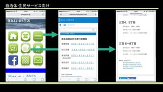 自治体 住民サービス向け
 