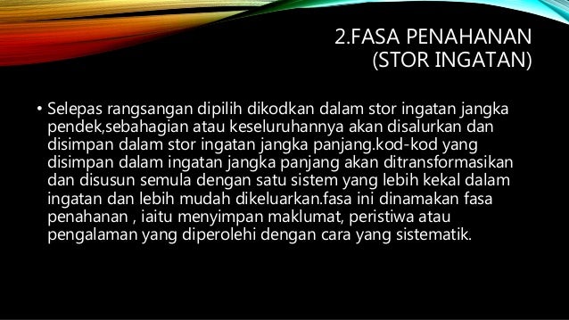 2 3 Ingatan Dan Lupaan