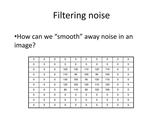 2. filtering basics | PPT