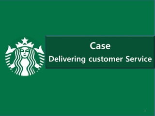 Delivering customer Service
Case
3
 