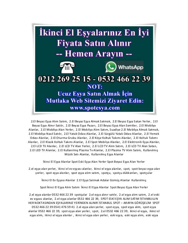2.el baza yatak alan yerler
