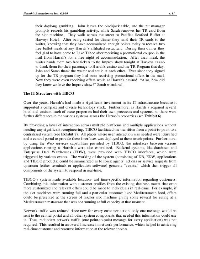 What are the strengths and weaknesses of harrah’s gainsharing program? image