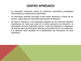 El control de la respiración | PPTX