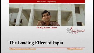 2.2.6 the loading effect of input impedance