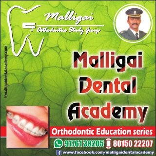 Orthodontic education for General Practitioner -02 , Malligai Dental Academy  