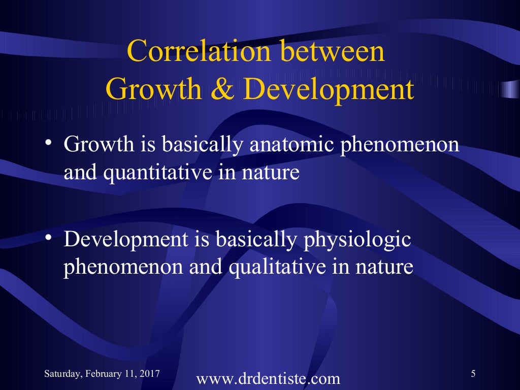 growth & development in orthodontics