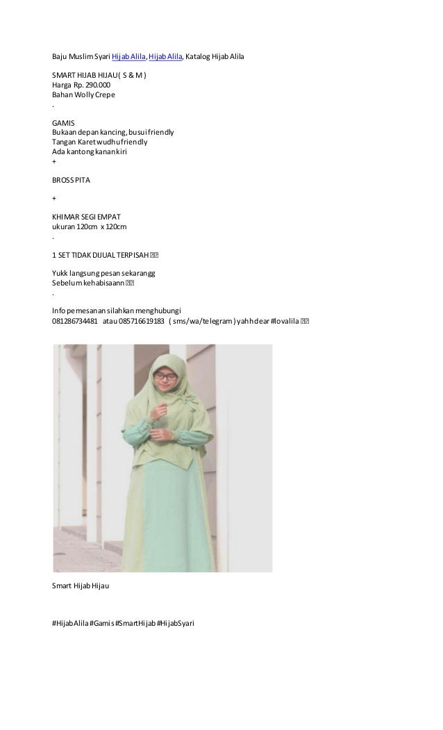 Baju Muslim Hijab Alila