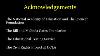 The Racial College Completion Gap By Stella M Flores New York Unive