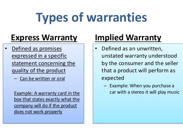 warranty-meaning