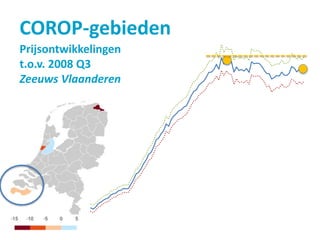 COROP-gebieden
Prijsontwikkelingen
t.o.v. 2008 Q3
Zeeuws Vlaanderen
 