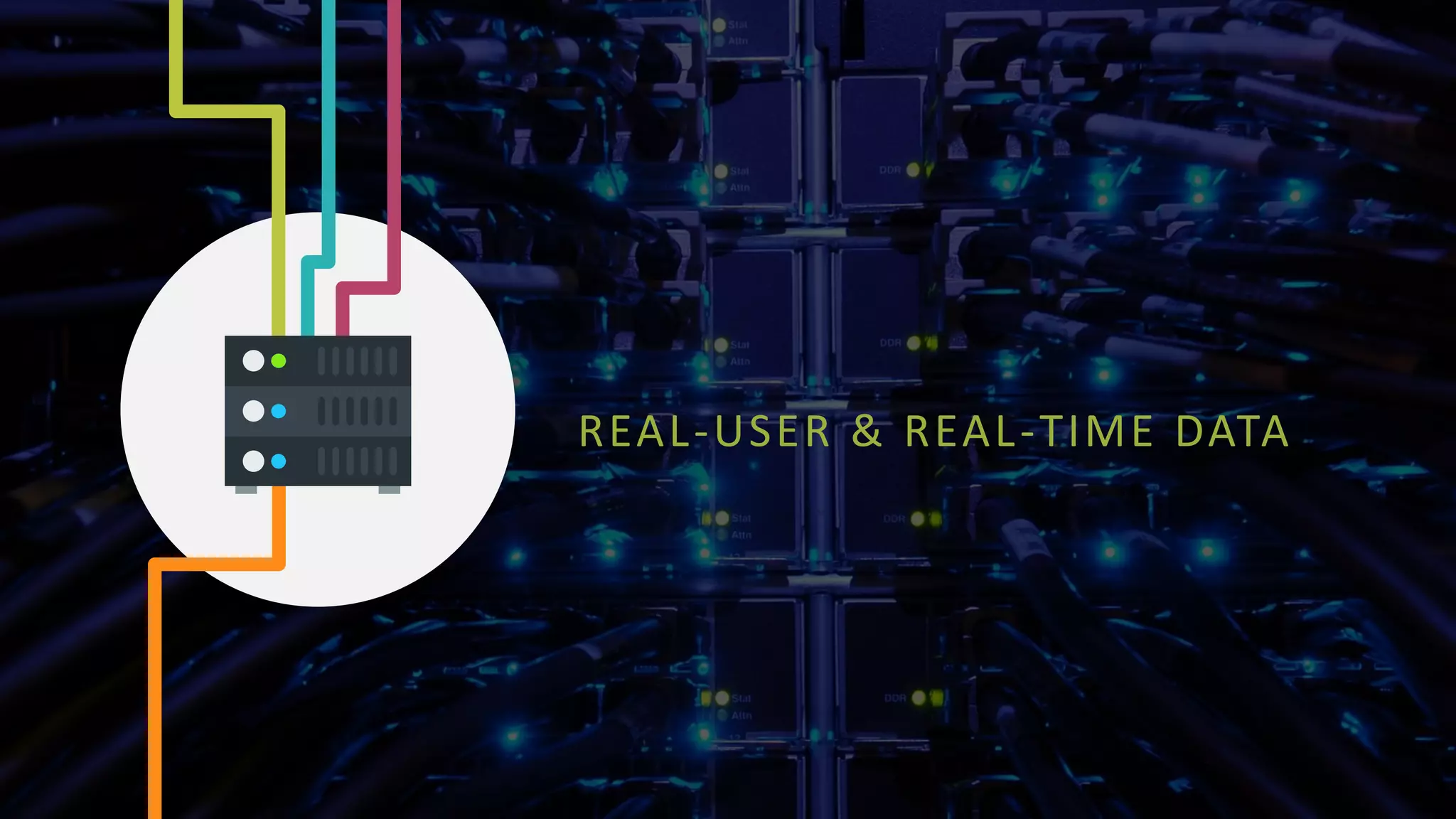REAL-USER & REAL-TIME DATA
 