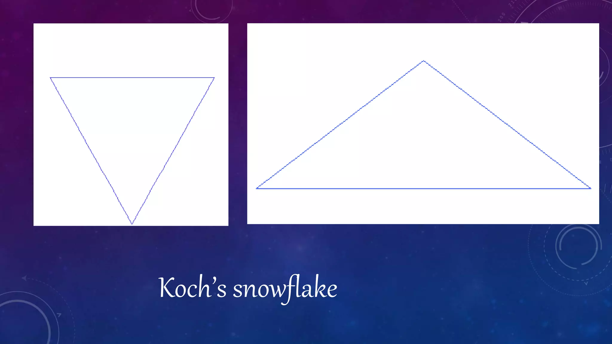 Koch’s snowflake
 