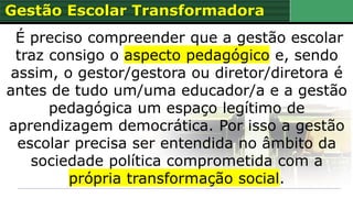 Gestão Escolar: enfrentando os desafios cotidianos | PDF