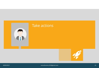 Take actions
18/04/2017 consultorama.101@gmail.com 15
 
