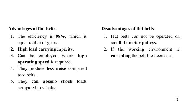 2 Flat Belts Amp Sample Problem
