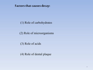 2.dental caries | PPTX