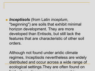 2. soil orders and their features | PPTX