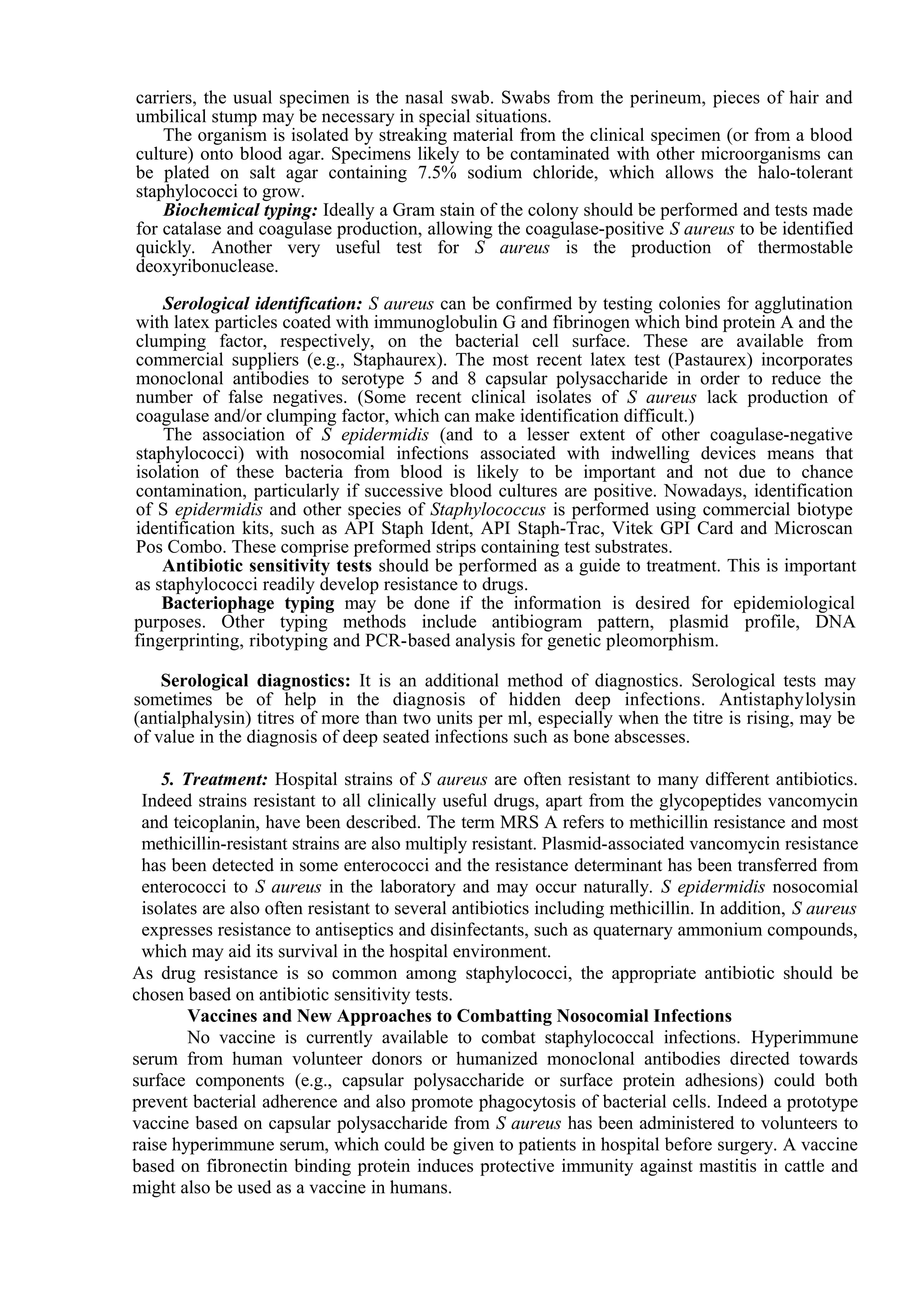 Pathogenic Cocci. Staphylococci, Streptococci. Laboratory diagnostics ...