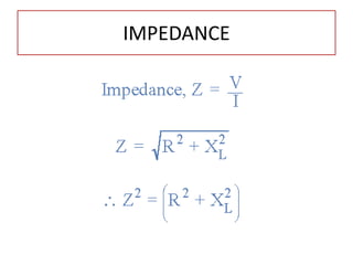 IMPEDANCE
 