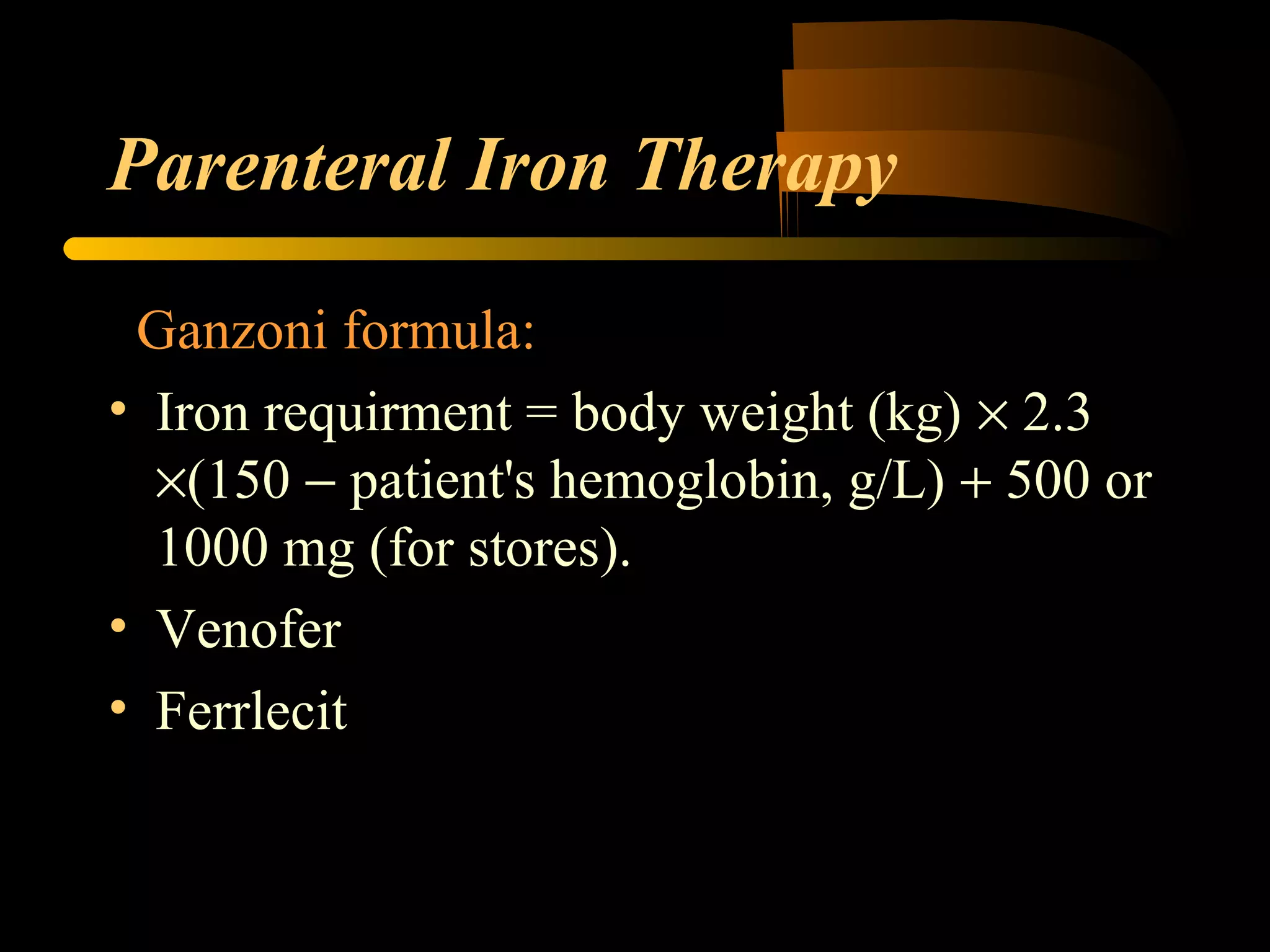 Iron Deficiency Anemia. B12 & Folat Deficiency Anemia | PPT
