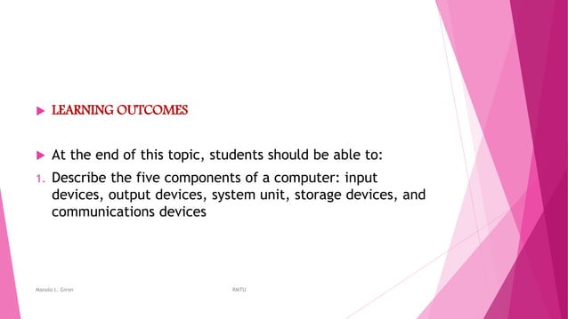 2. the components of a computer | PPT