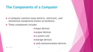 2. the components of a computer | PPT