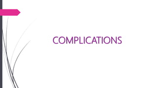 COMPLICATIONS
 