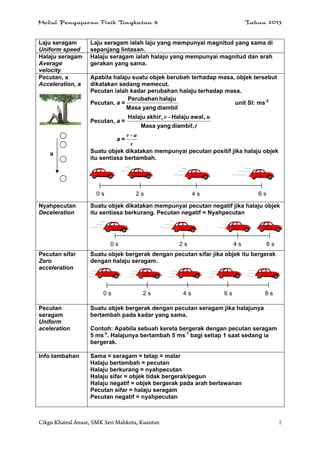 2 0 Daya Dan Gerakan