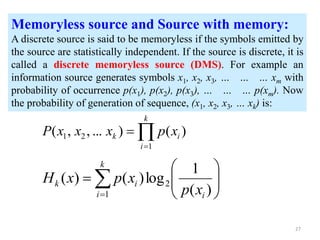Information Theory Coding 1 | PPTX