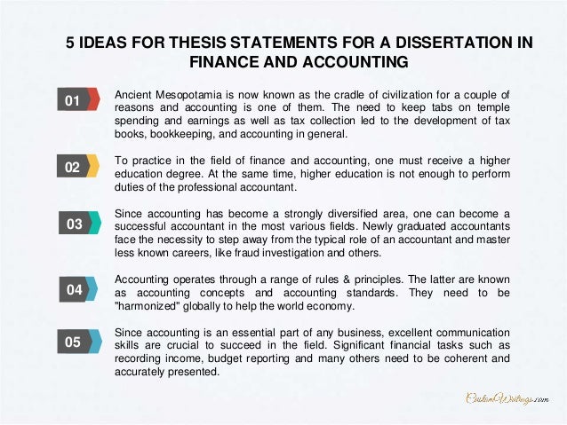 thesis topic on finance