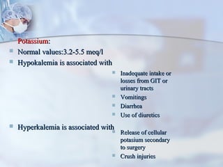 General care of the surgical patient | PPT