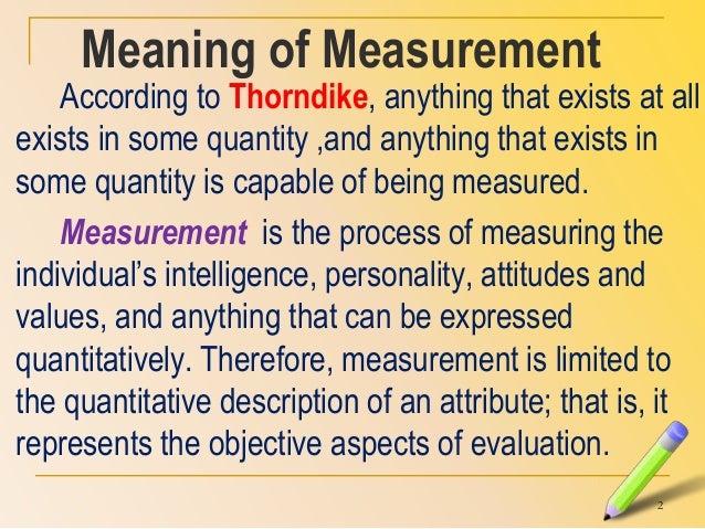 Meaning In Measurement