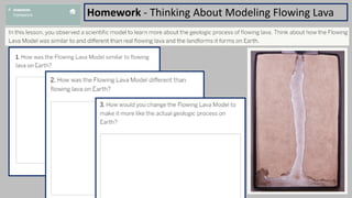 Homework - Thinking About Modeling Flowing Lava
 