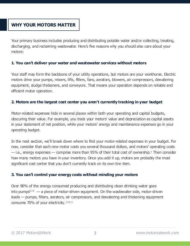 Building the Business Case for Electric Motor Management White Paper
